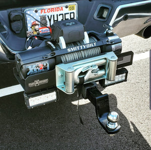 Tuff Mount HDX Rear Hitch Winch Mount With Off-Road LED Light Package